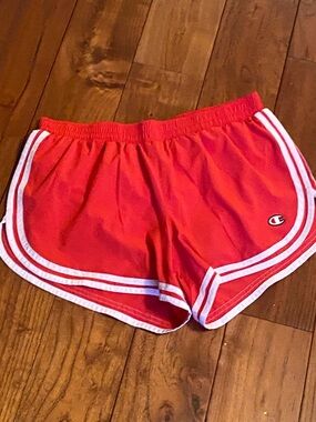 Champion Red shorts ladies size M
